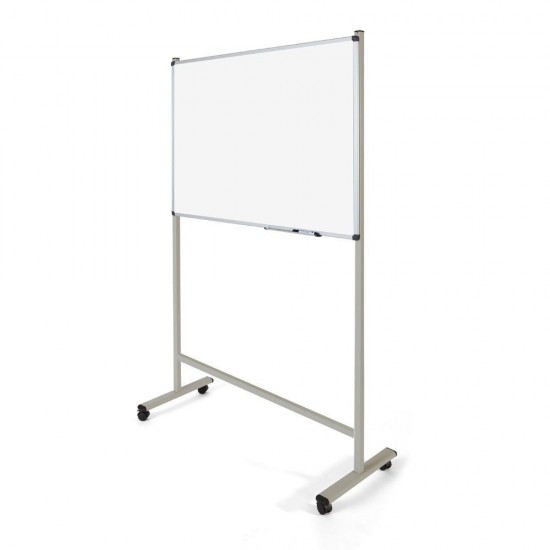 Suport Mobil Pentru Whiteboard, Rama Din Aluminiu Anodizat, Sistem De Blocare Roti, Mecanism De Rotire 360Â°, Orice Lungime