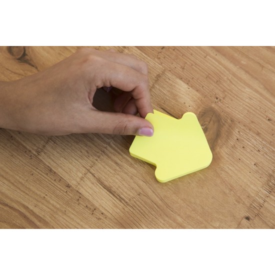 Bloc Notes Sageata, Dimensiuni 75x75 mm, 100 File