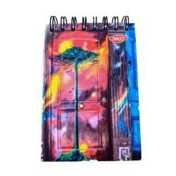 Bloc Notes A7 Dictando cu Spira Daco, Dimensiuni 10.5x7.5 cm, 80 File