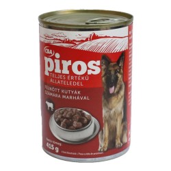 Conserva pentru Caini Piros, Carne de Vita, 415 g