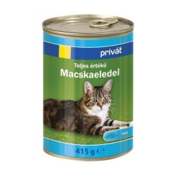 Conserva pentru Pisici Privat, Carne de Peste, 415 g