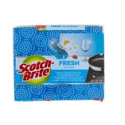 Burete SCOTCH BRITE Delicat Clasic Fresh, 2 Buc/Set, Burete Bucatarie, Bureti de Vase, Burete pentru Vase, Bureti Clasici de Vase, Burete Vase Scotch-Brite, Bureti Vase Scotch-Brite