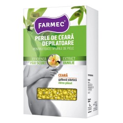Perle de Ceara Depilatoare Farmec, Vanilie, 250 g Perle de Ceara Depilatoare Farmec, Vanilie, 250 g