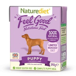 Pate Naturediet Feel Good Puppy, 390 g