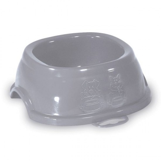 Castron din Plastic Stefanplast Break 4 Stone Grey, 2 L