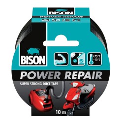 Bison Power Repair Banda Texturata Neagra, 10 M