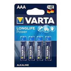 Baterii VARTA ALCALINE LR03, 4 Buc/Set, Ambalat in Blister