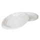 Farfurii din Plastic Alabala, Diametru 17 cm, 50 Buc/Set, Culoare Alba, Farfurii Unica Folosinta pentru Catering, Farfurii din Plastic pentru Desert, Farfurii Plastic de Unica Folosinta, Farfurii pentru Catering