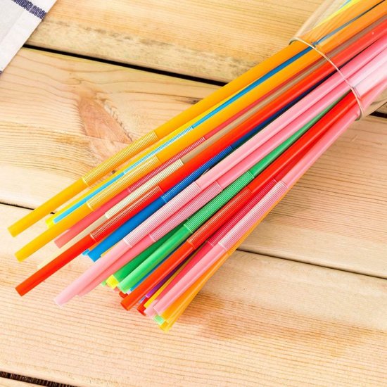 Paie Flexibile din Plastic Jumbo, 1000 Buc/Set, 235x7 mm, Diverse Culori, Paie din Plastic, Paie pentru Petreceri, Paie din Plastic Simple, Accesorii pentru Bar, Accesorii pentru Petreceri, Paie din Plastic Flexibile, Paie Flexibile pentru Bauturi