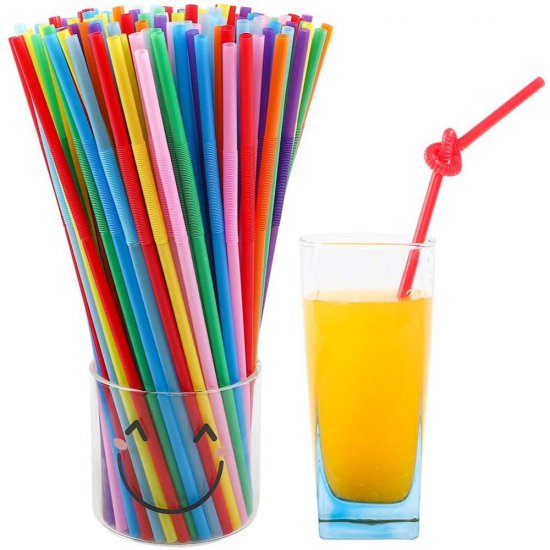 Paie Flexibile din Plastic Jumbo, 1000 Buc/Set, 235x7 mm, Diverse Culori, Paie din Plastic, Paie pentru Petreceri, Paie din Plastic Simple, Accesorii pentru Bar, Accesorii pentru Petreceri, Paie din Plastic Flexibile, Paie Flexibile pentru Bauturi