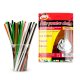  Paie Shake din Plastic OTI, 230x7 mm, 200 Buc/Set, Multicolor, Paie din Plastic, Paie Catering, Paie pentru Petreceri, Paie Plastic pentru Frappe, Accesorii pentru Bar, Paie pentru Shake, Paie din Plastic la Set, Paie din Plastic Colorate
