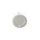 Capace Biodegradabile, Ø 80mm, 50 Buc/Set, pentru Pahare de 8 Oz (240ml), Capace Albe din PLA - Capace Ecologice
