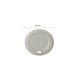 Capace Biodegradabile, Ø 90mm, 50 Buc/Set, pentru Pahare de 12 Oz (360ml), Capace Albe din PLA - Capace Ecologice