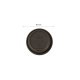 Capace Biodegradabile, Ø 90mm, 50 Buc/Set, pentru Pahare de 12 Oz (360ml), Capace Negre din PLA- Capace Ecologice
