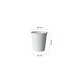 Pahare Biodegradabile Albe din Trestie de Zahar , 14 Oz (430 ml), 50 Buc/Set - Pahare Ecologice