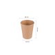 Pahare Biodegradabile Kraft Natur, 12 Oz (360 ml) din Carton cu PLA, 50 Buc/Set, Interior Natur - Pahare Ecologice