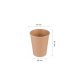 Pahare Biodegradabile Kraft Natur, 6 Oz (180 ml) din Carton cu PLA, 50 Buc/Set, Interior Natur - Pahare Ecologice
