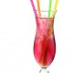Set 500 Paie cu Lingurita, 210x6 mm, Diverse Culori Fluorescente, Paie din Plastic, Paie Catering, Paie pentru Petreceri, Accesorii pentru Bar