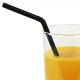Set 1000 Paie Flexibile, 240x5 mm, Ambalate Individual, Culoare Neagra, Paie din Plastic, Paie Catering, Paie pentru Petreceri, Accesorii pentru Bar