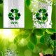 Pungi Biodegradabile Albe, 50 Buc/Set, 24x6x44 cm, Model Imprimat, Ambalaje Ecologice, Set de Pungi Biodegradabile cu Model, Pungi Clasice, Set de Pungi Albe