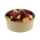 Bol Mic din Carton pentru Salata, 473 ml, 50 Buc/Set, Boluri pentru Paste, Boluri din Carton Natur pentru Salata, Bol din Carton de Unica Folosinta, Boluri din Carton pentru Catering