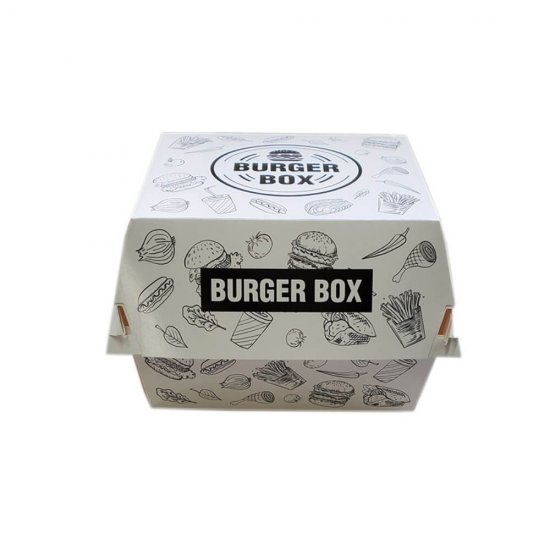 Set 100 Cutii Hamburger Bis Bags, 13x13x9.5 cm, Urban Box, Alb, Cutie Hamburger, Cutie Burger, Set Cutii Hamburger, Set Cutii Burger, Cutii Carton Hamburger, Cutii Carton Burger, Cutii Livrare Domiciliu, Cutii Carton Livrare, Cutii Fast Food