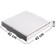 Set 500 Cutii Pizza Albe, 42x4x42 cm - Ambalaje Alimentare din Carton Alb