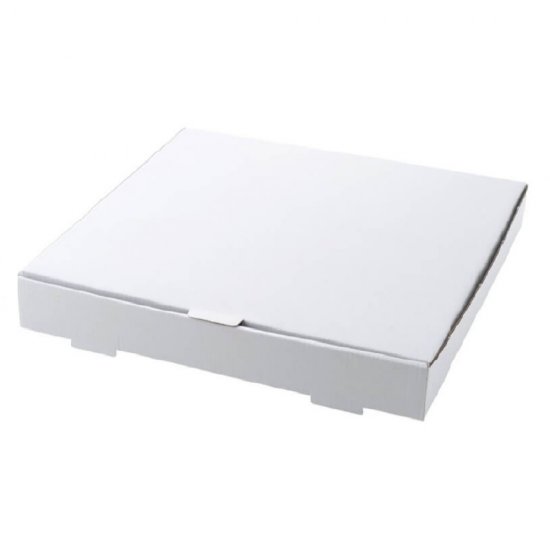 Set 500 Cutii Pizza Albe, 28x3.5x28 cm - Ambalaje Alimentare din Carton