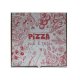 Set 500 Cutii Pizza Albe, Model Pizza Fresh & Tasty, Dimensiune 28x3.5x28 cm - Ambalaje din Carton