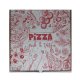 Set 500 Cutii Pizza Albe, Model Pizza Fresh & Tasty, Dimensiune 32x3.5x32 cm - Ambalaje din Carton