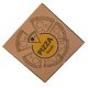 Set 500 Cutii Pizza Natur Model Fresh, 28x3.5x28 cm - Ambalaj Alimentar din Carton Maro