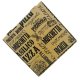 Set 500 Cutii Pizza Natur Model Modern Basilico, 32x3.5x32 cm - Ambalaje din Carton Maro Imprimat