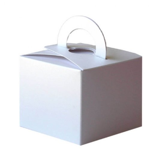 Cutii Albe pentru Prajituri, 11x11 cm, 25 Buc/Bax, Carton Duplex - Ambalaje Patiserie