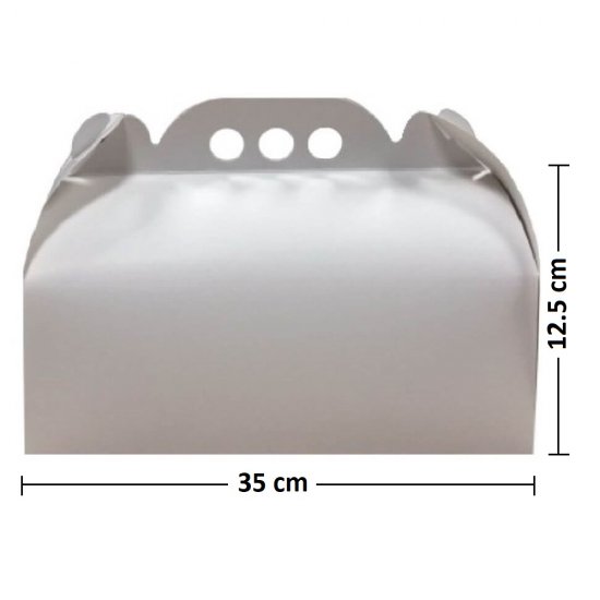 Cutii Tort OTI, 25x35x12.5 cm, 25 Buc/Bax, Carton Duplex, pentru 3 Kg, Culoare Alba, Cutie pentru Tort, Cutie din Carton Tort, Cutii din Carton Torturi, Cutie Torturi, Cutie din Carton Torturi, Cutii Albe Tort, Cutie Alba Tort, Ambalaje Cofetarie