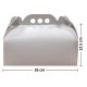 Cutii Tort OTI, 25x35x12.5 cm, 25 Buc/Bax, Carton Duplex, pentru 3 Kg, Culoare Alba, Cutie pentru Tort, Cutie din Carton Tort, Cutii din Carton Torturi, Cutie Torturi, Cutie din Carton Torturi, Cutii Albe Tort, Cutie Alba Tort, Ambalaje Cofetarie