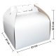Cutii Tort OTI, 27x27x12.5 cm, 25 Buc/Bax, Carton Duplex, pentru 2.5 Kg, Culoare Alba, Cutie pentru Tort, Cutie din Carton Tort, Cutii din Carton Torturi, Cutie Torturi, Cutie din Carton Torturi, Cutii Albe Tort, Cutie Alba Tort, Ambalaje Cofetarie