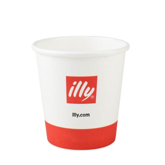 Set 100 de Pahare + Capac Take Away, Illy, 7 Oz, Pahare + Capac Take Away, Set Pahare Carton si Capace, Pahare Cafea Carton, Pahare + Capac Take Away 7 Oz, Ambalaje din Hartie si Carton, Capac Cafea Take Away