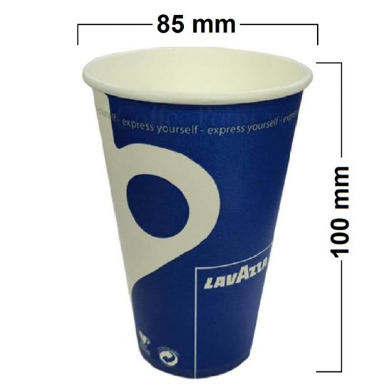 Set 100 Pahare To Go 12 Oz, 330 ml, Carton, Model Lavazza, Pahare Carton Coffee To Go, Set Pahare Carton Automate de Cafea, Pahare Carton To Go, Bax Pahare Carton Cafea To Go, Pahare Vending, Pahare Carton Lavazza pentru Tonomatele de Cafea
