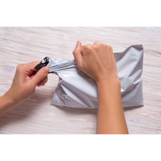 Pungi Curierat, 400 x (500+50 clp) x 0.06 mm, 500 Buc/Bax - Plicuri pentru Curierat, Punga Alba pentru Curierat, Punga Colete mici