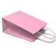 Pungi Cadou cu Model Roz 18x8.5x29 cm, 100 Buc/Bax, Sacose si Plase din Hartie