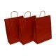 Sacose Hartie, 32x12x41 cm, 100 Buc/Bax, Bordo, Sacosa Cadou cu Maner, Plasa Hartie, Sacosa Hartie Kraft Natur, Ambalaj Cadou cu Maner, Sacosa Unicolor