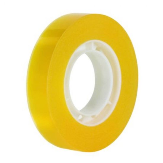 Banda Adeziva MILAN cu Suport pe Display, 12mm x 10m, Transparenta, Scotch Transparent cu Dispenser, Dispenser cu Banda Adeziva, Banda Adeziva Transparenta, Banda Adeziva Birou cu Dispenser, Scotch de Birou cu Display