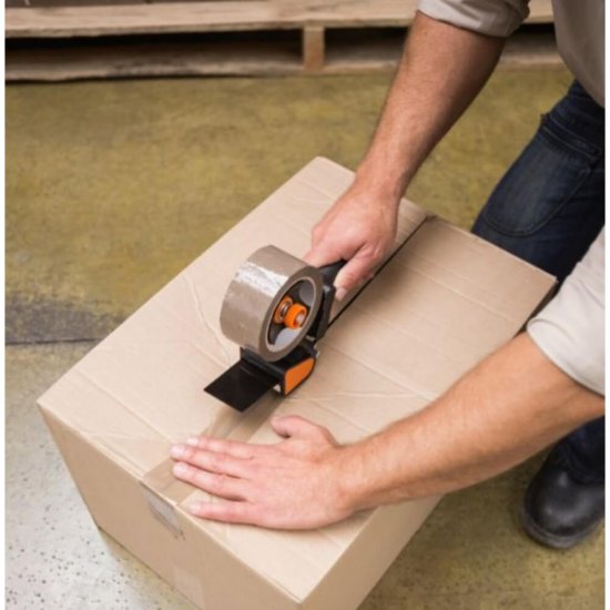 Banda pentru Ambalare Sentosa, 46 mm x 50 m, Maro, Banda Ambalare, Banda Ambalare Transparenta, Banda Adeziva, Banda Adeziva Scotch, Scotch Sentosa, Banda Adeziva Scotch, Adeziv Scotch Sentosa