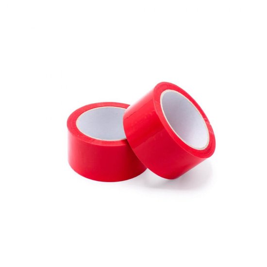 Set 36 Benzi Adezive Minoli, 48mm x 66m, Rosu, Banda Adeziva Minoli, Banda Adeziva Lata, Banda Adeziva Rosie, Banda Ambalare