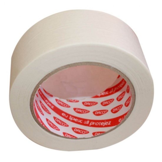 Banda Adeziva Textila Dubla DACO, 48mm x 20m, Scotch Dublu, Scotch Textil Dublu, Banda Textila Adeziva, Duct Tape