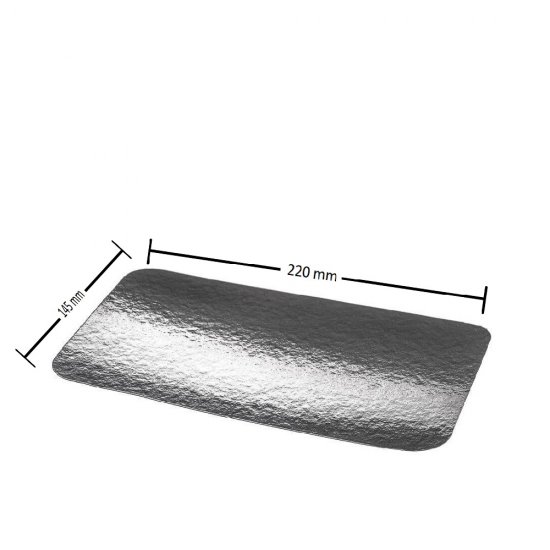 Capace Carton, 220x145 mm, 100 Buc/Set, 250 g/m², pentru Caserole din Aluminiu 920 ml, Forma Dreptunghiulara, Culoare Argintie, Capace Caserole de Aluminiu, Capace Caserole Aluminiu, Capac Carton pentru Caserole de Aluminiu, Ambalaje Catering