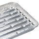 Tavite Aluminiu, 2 Buc/Set, 345x230x27 mm, pentru Grill, Dreptunghiulare, Tavi Gril cu Orificii, Tavi Unica Folosinta Grill, Tavite Aluminiu pentru Grill, Tavite Aluminiu pentru Gratar, Gratare Aluminiu, Tavi Aluminiu Prajire, Vesela Unica Folosinta