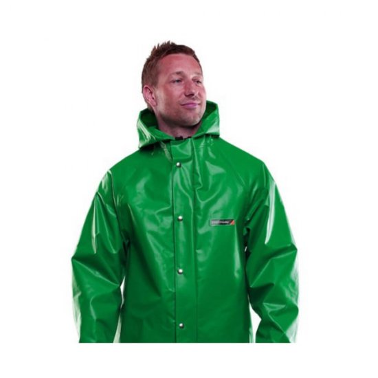 Pelerina Impermeabila cu Gluga PVC Protek, Marime L, Verde, Inchidere cu Capse, Pelerina de Protectie, Pelerina Impermeabila de Protectie, Pelerina de Protectie Impermeabila, Pelerina PVC de Protectie, Imbracaminte Impermeabila, Imbracaminte de Protectie