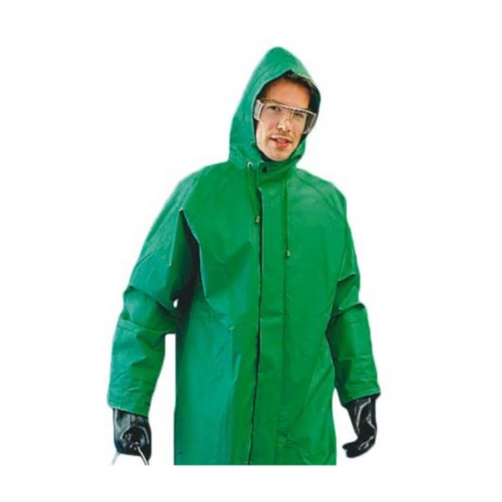 Pelerina Impermeabila cu Gluga PVC Protek, Marime L, Verde, Inchidere cu Capse, Pelerina de Protectie, Pelerina Impermeabila de Protectie, Pelerina de Protectie Impermeabila, Pelerina PVC de Protectie, Imbracaminte Impermeabila, Imbracaminte de Protectie
