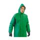 Pelerina Impermeabila cu Gluga PVC Protek, Marime L, Verde, Inchidere cu Capse, Pelerina de Protectie, Pelerina Impermeabila de Protectie, Pelerina de Protectie Impermeabila, Pelerina PVC de Protectie, Imbracaminte Impermeabila, Imbracaminte de Protectie